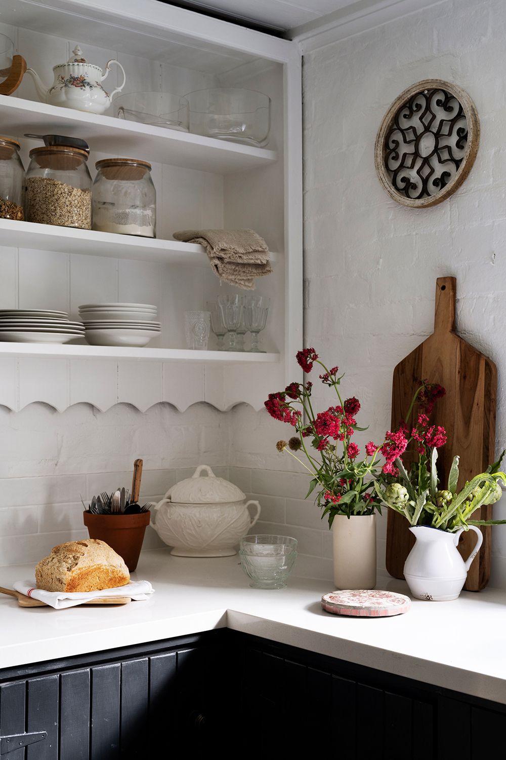 Organised country style kitchen