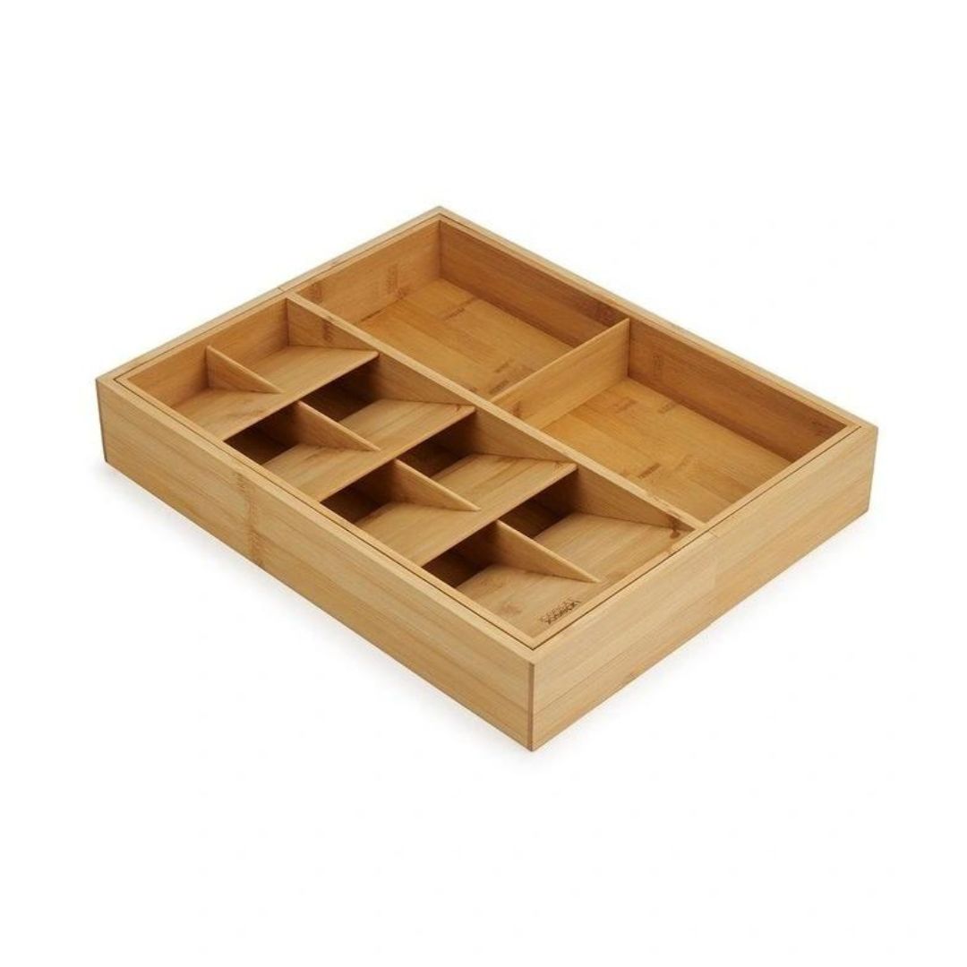 DrawerStore Expanding Cutlery Organiser in Bamboo.