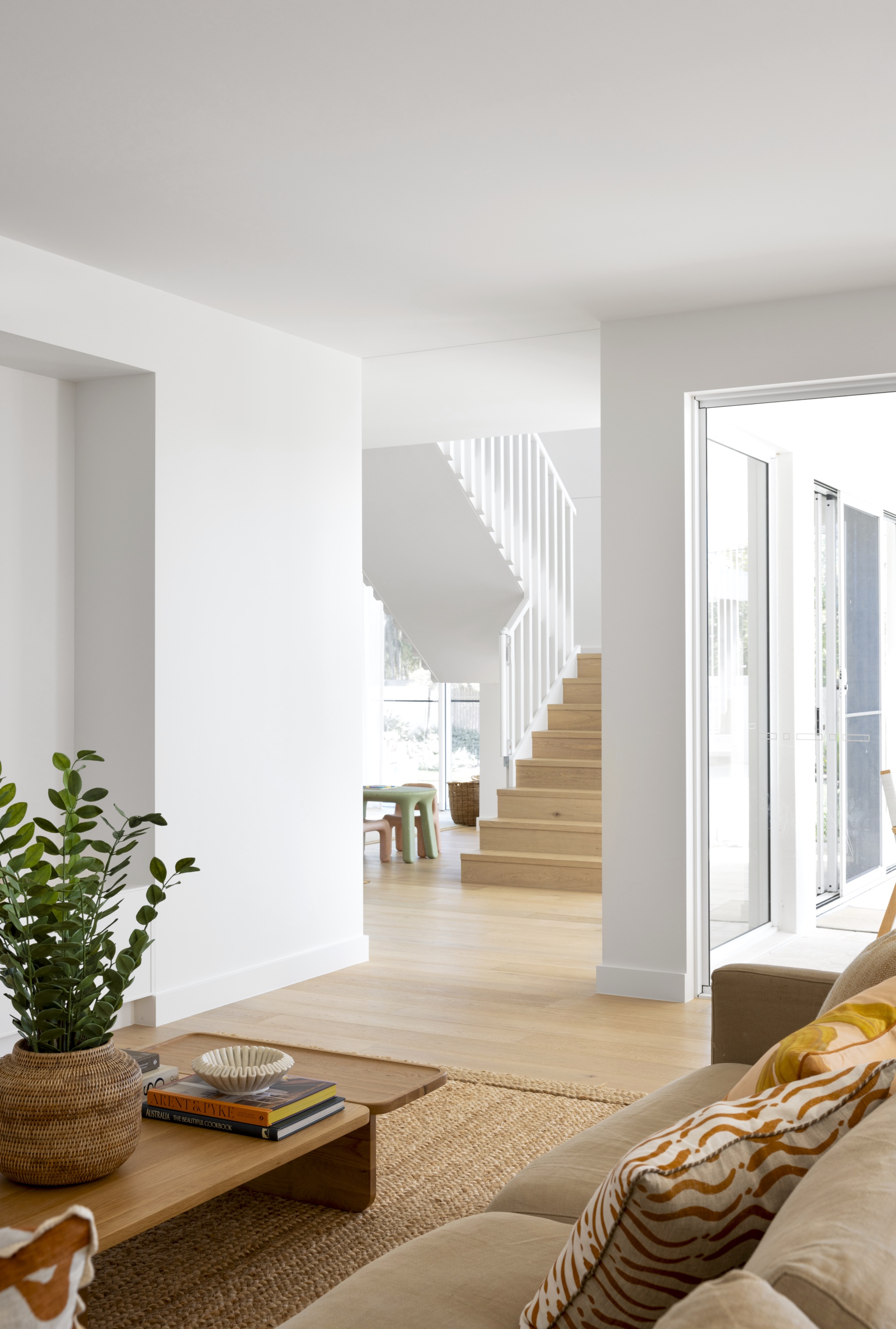 Nicola and Lachie Weller's living room. 