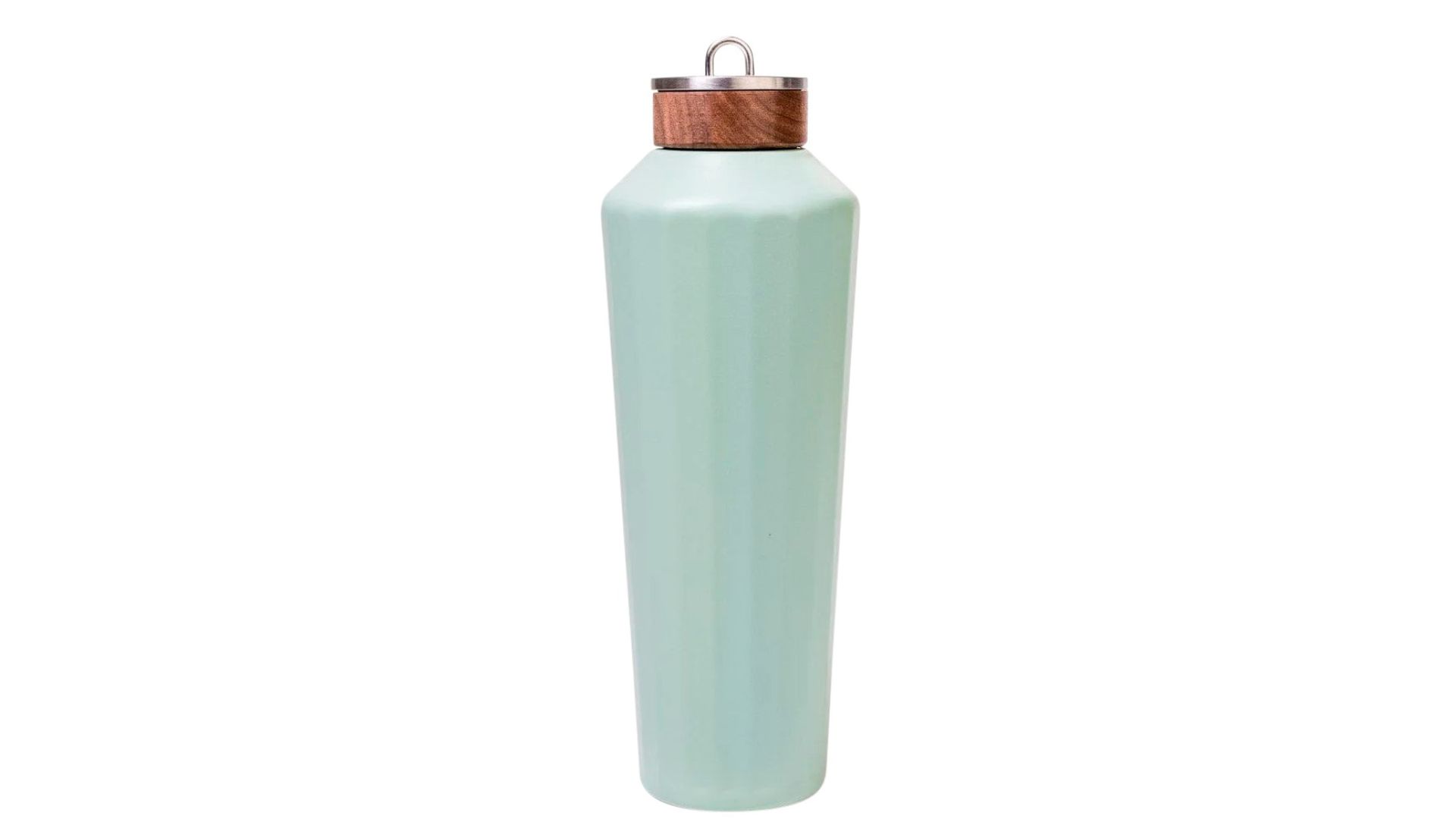 A green water flask