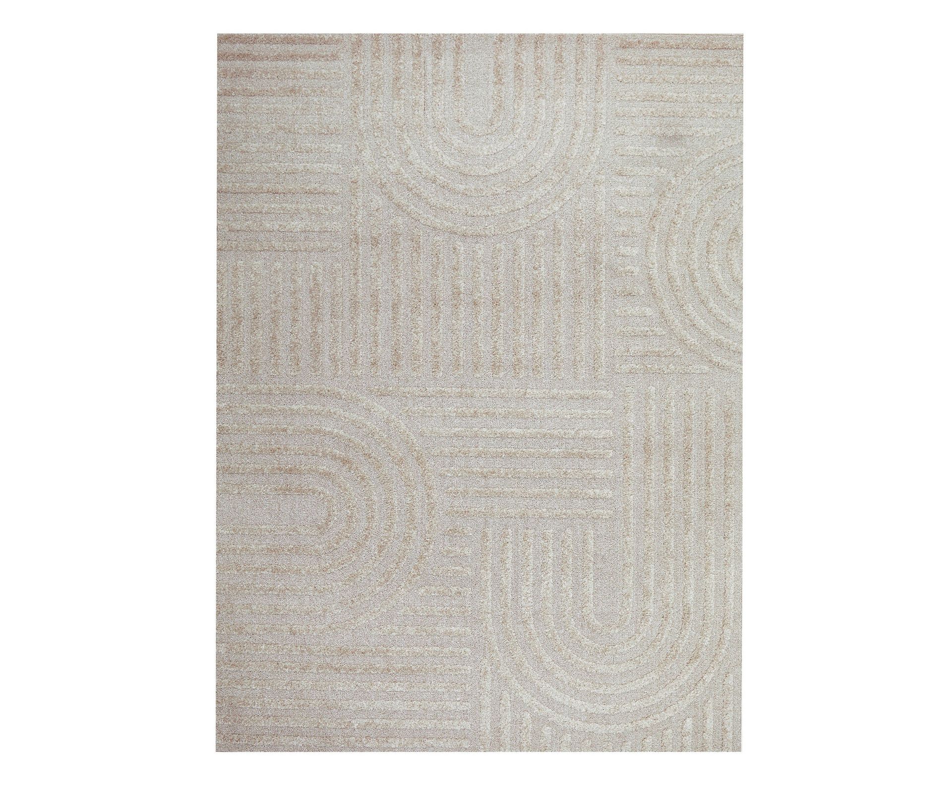 Temple & Webster Natural Elowen Contemporary Rug 