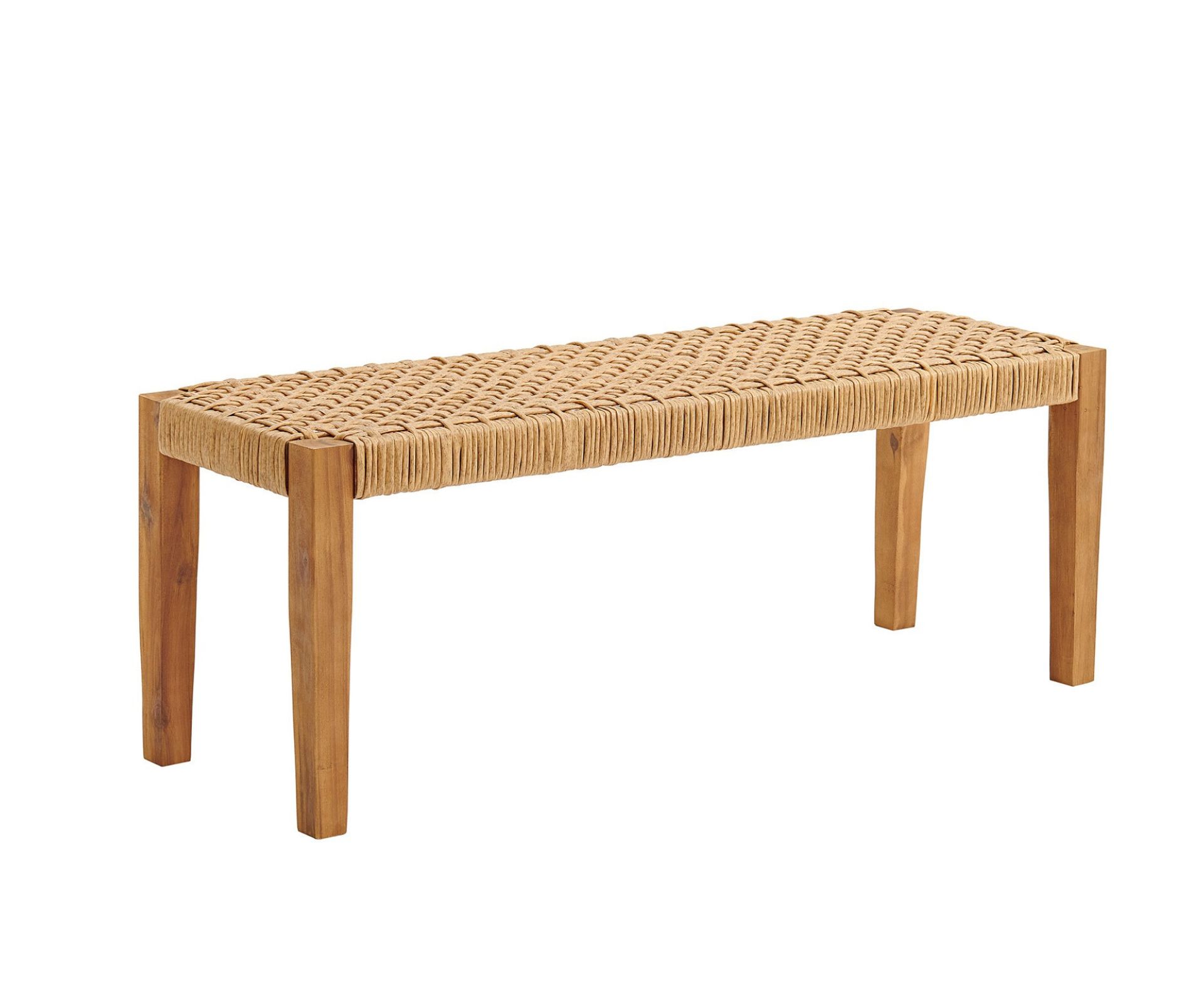 Temple & Webster Malaga Acacia Wood Outdoor Bench
