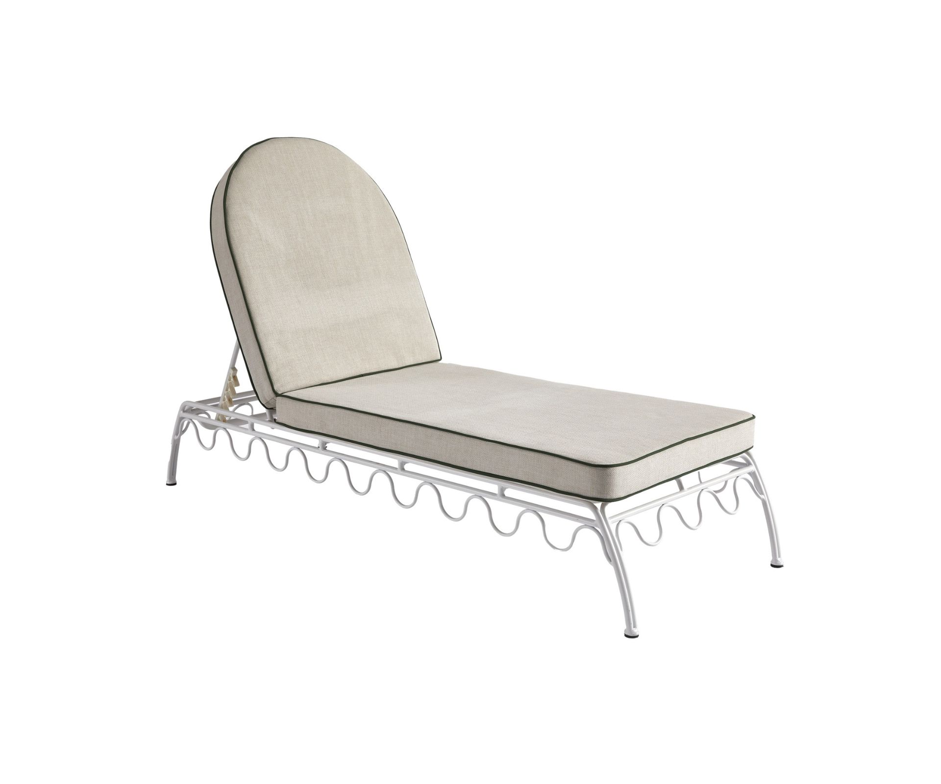 Temple & Webster Shelly Steel Sun Lounge