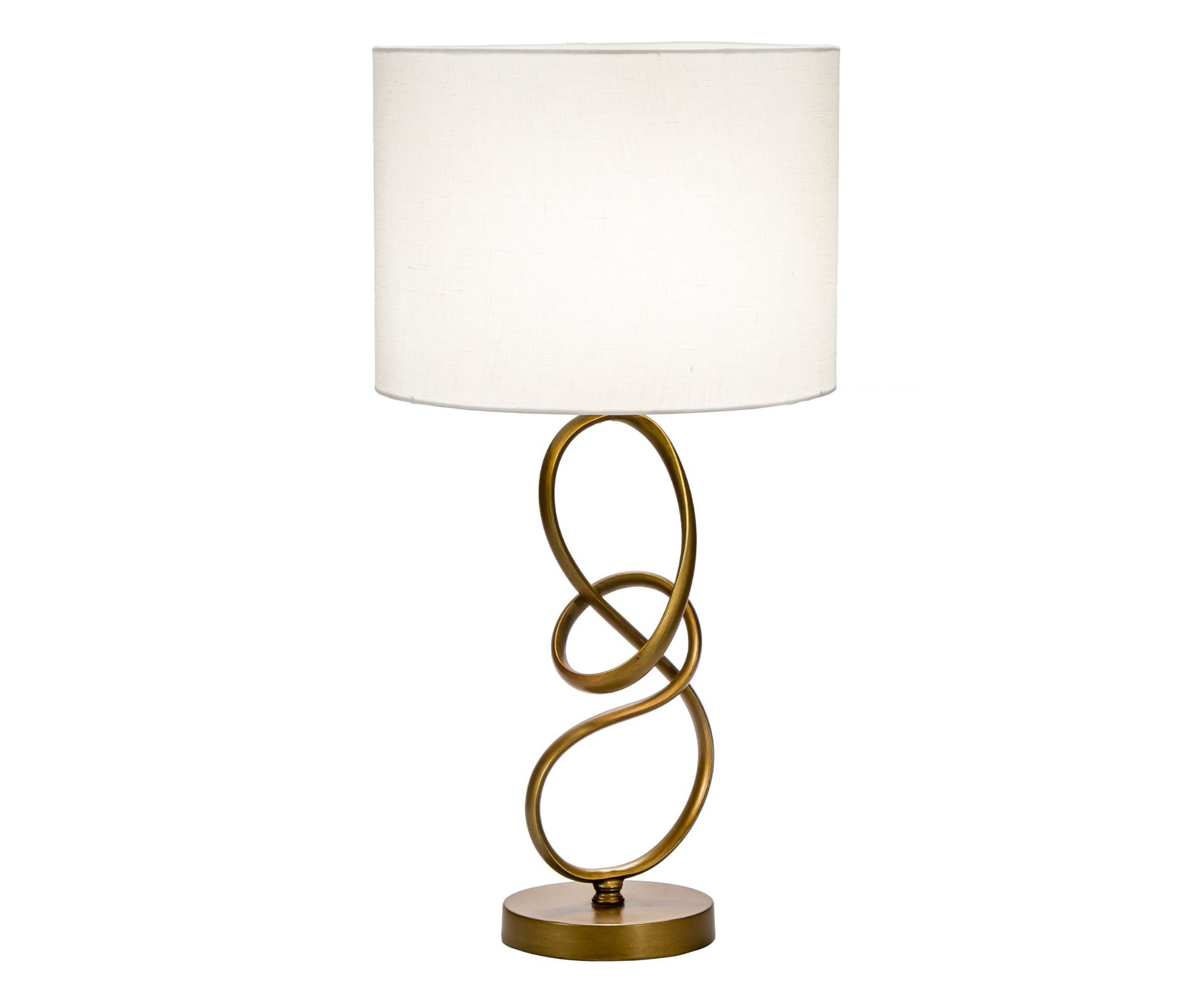 Temple & Webster Knox Metal Abstract Table Lamp