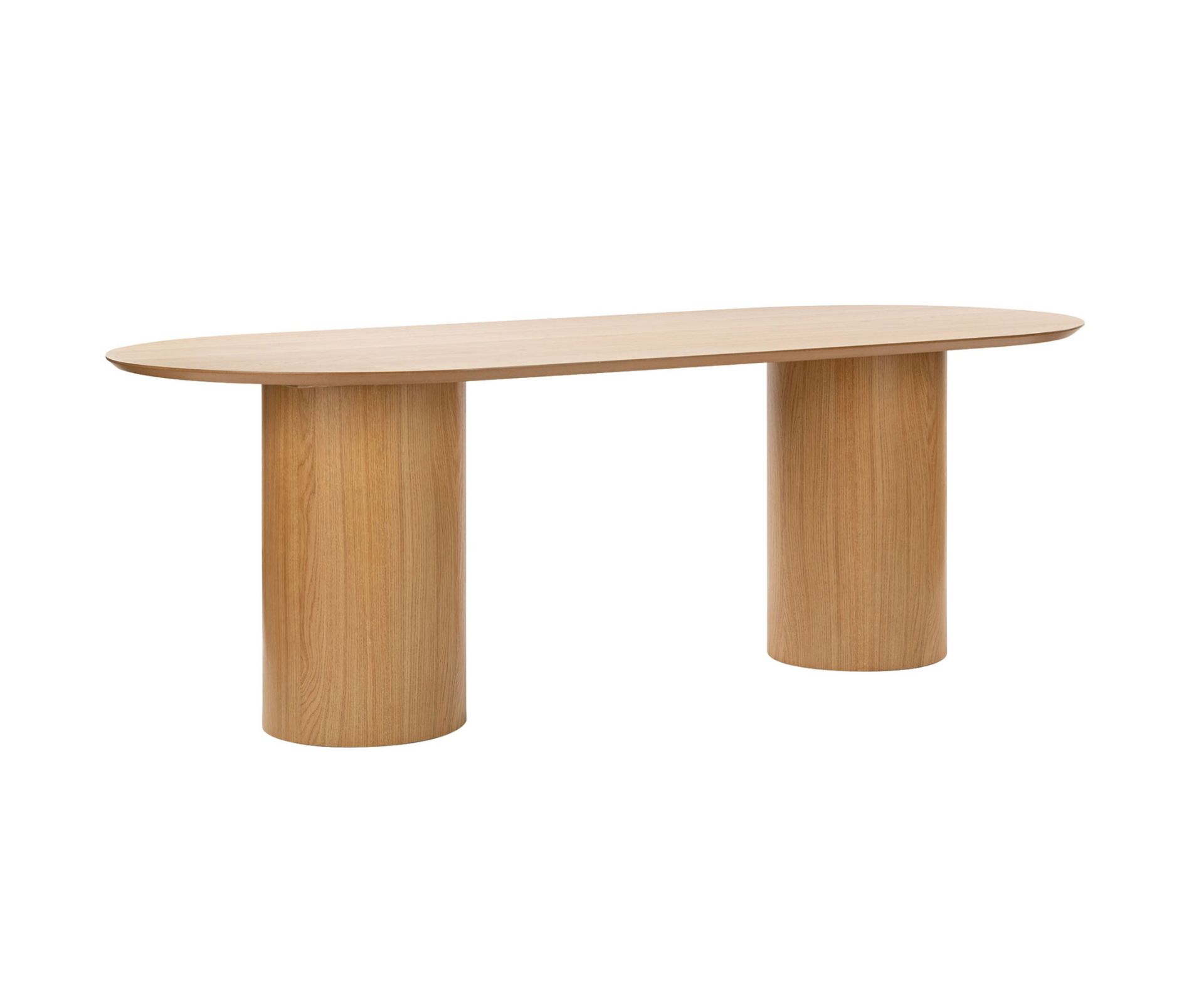 Temple & Webster Ruben Premium Oak Wood Dining Table