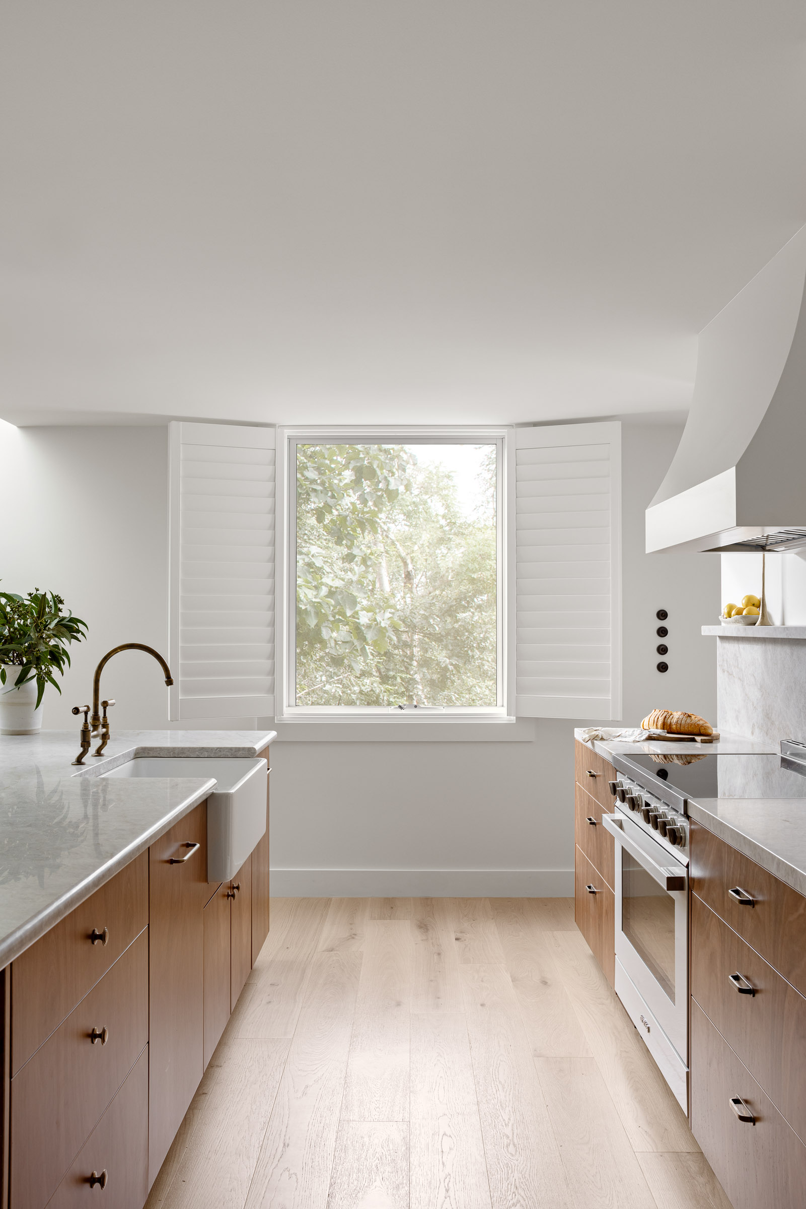 Timber floors in kitchen