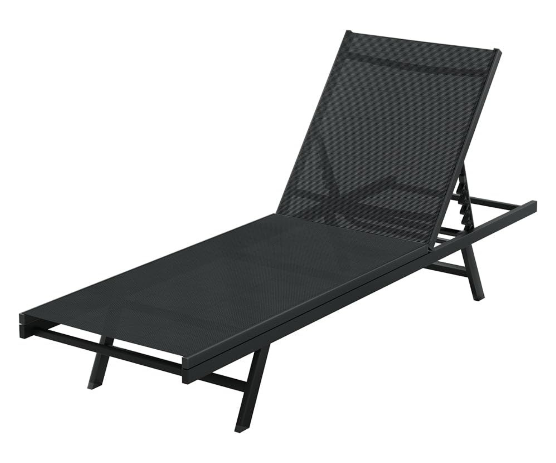 Gardeon Sun Lounge in Black.