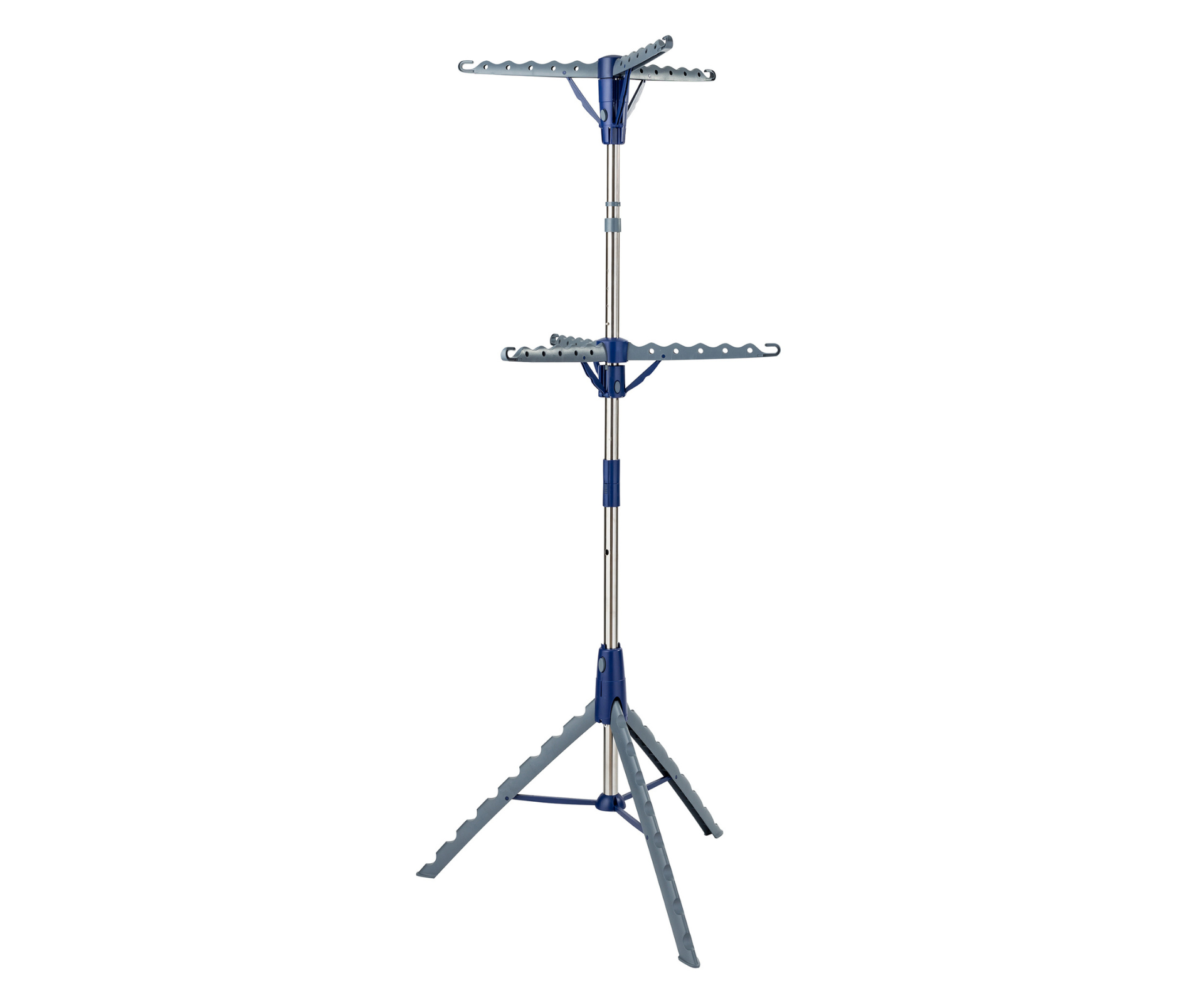 Two-tier tripod chrome steel drying rack, Olola Living