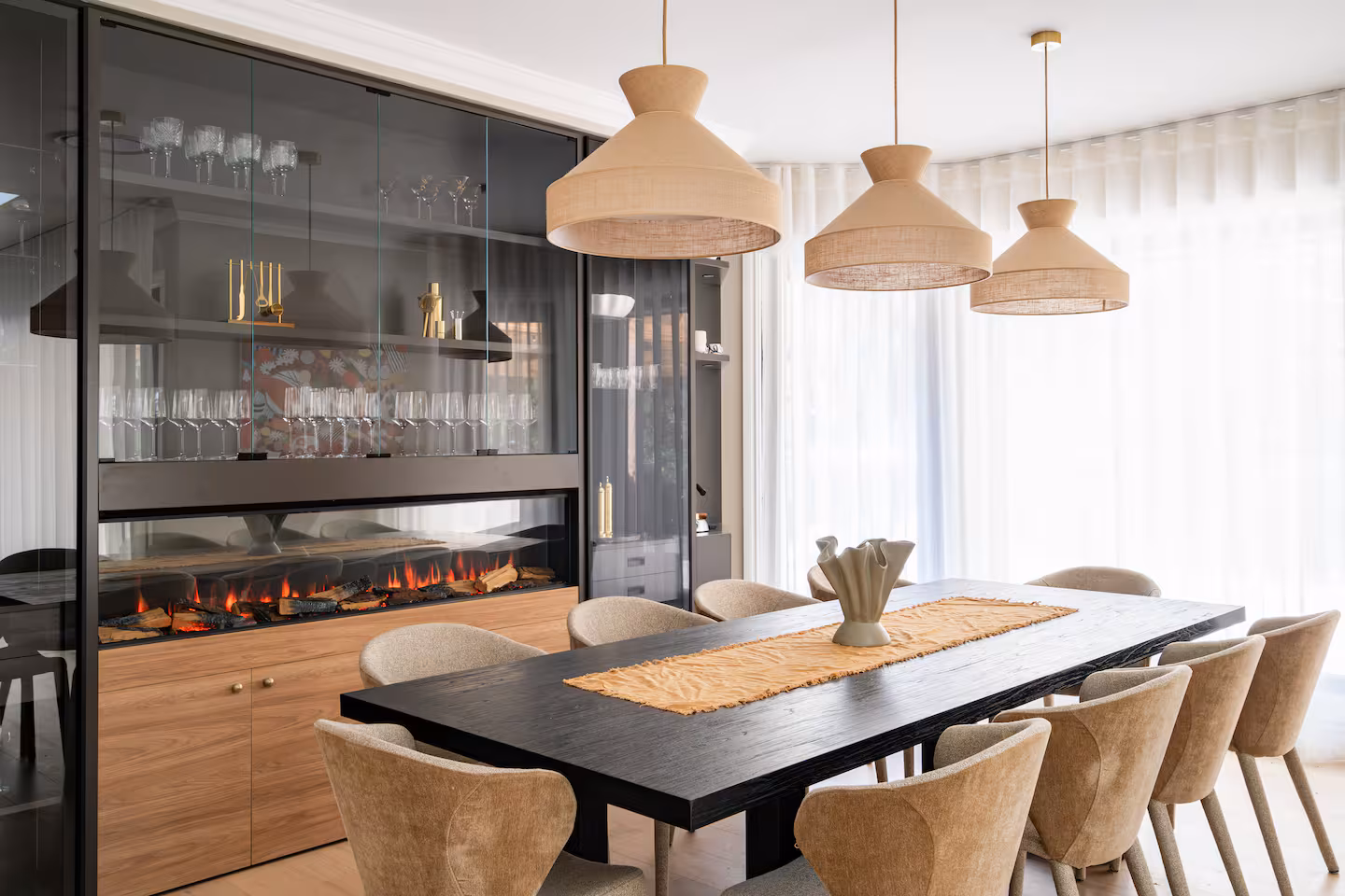 Holiday Home Makeover with Rachel and Ryan dining area