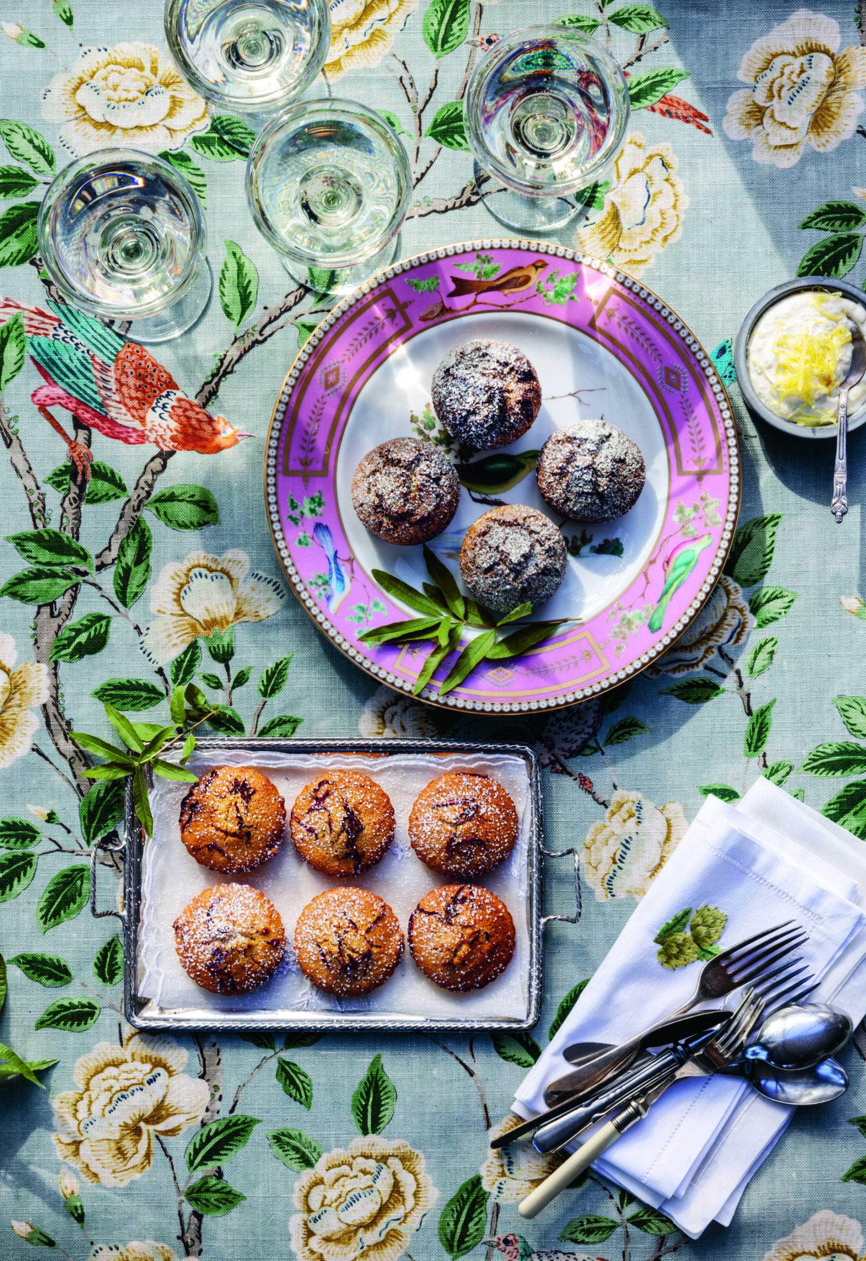 Lemon verbena friands