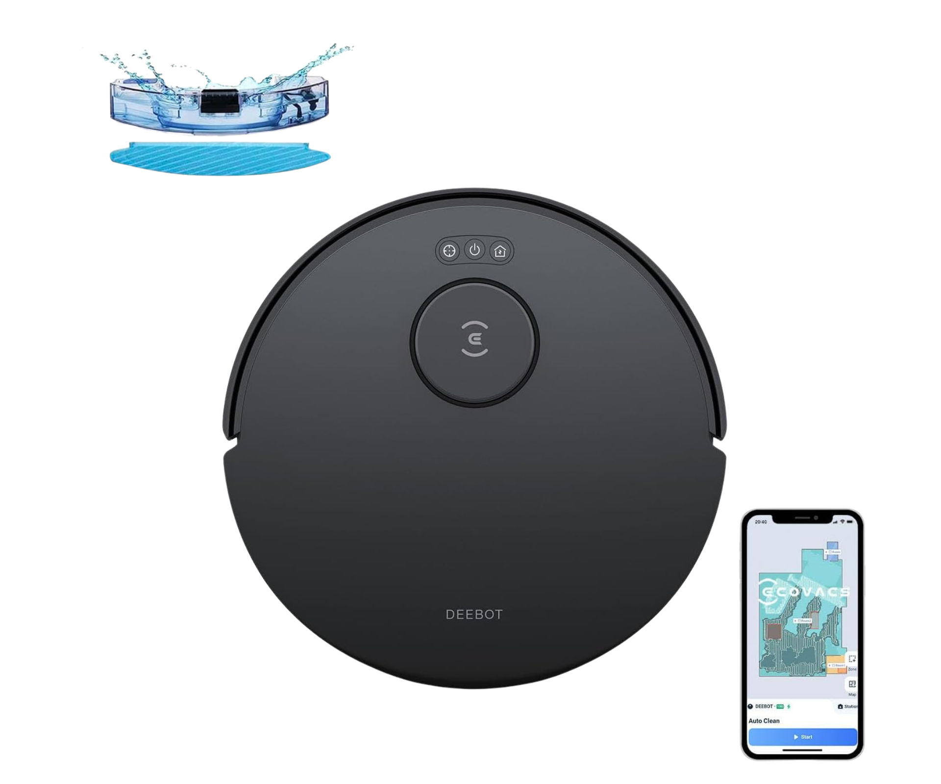 Ecovacs deebot n20 robot vacuum