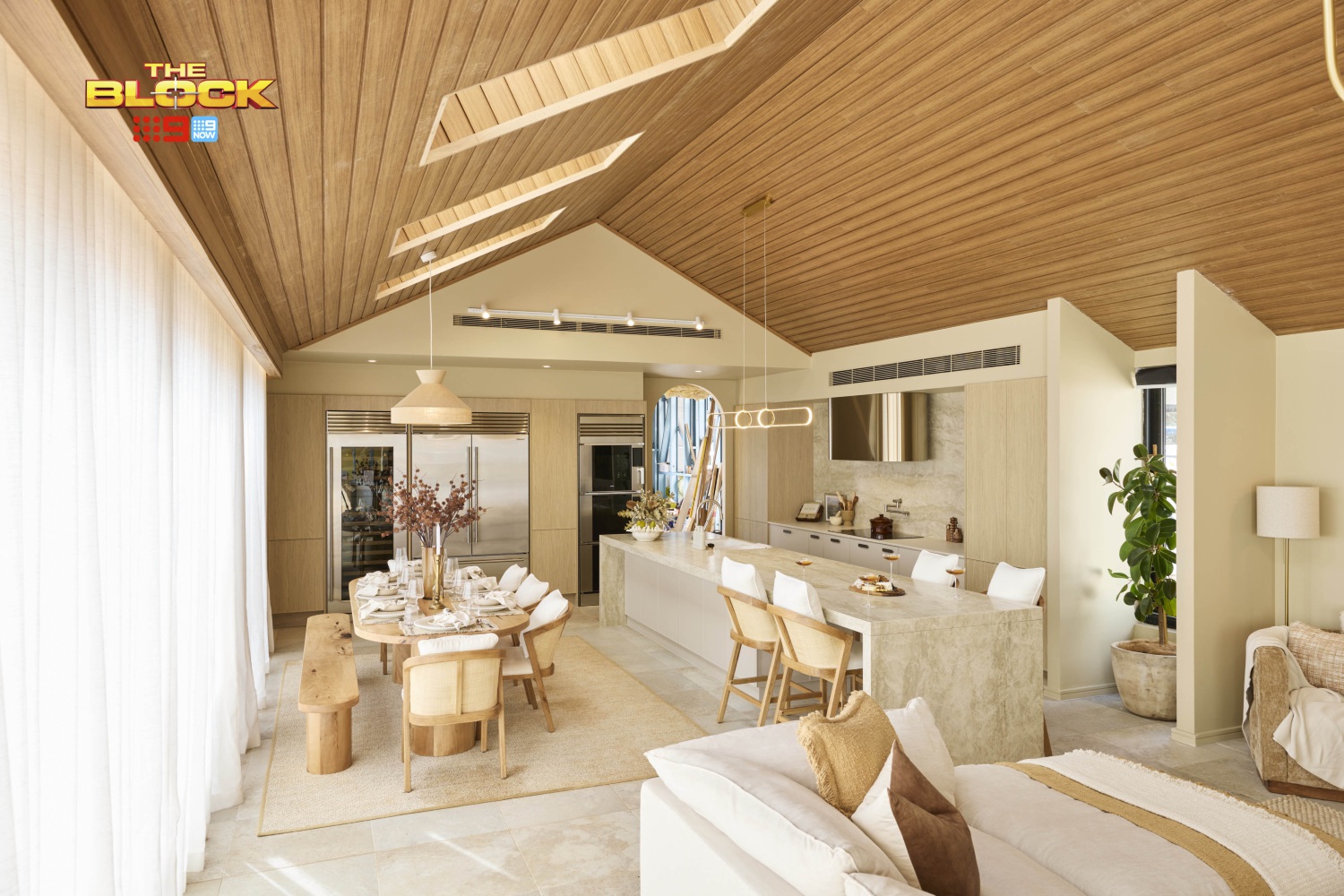 Britt and Taz's The Block 2025 kitchen