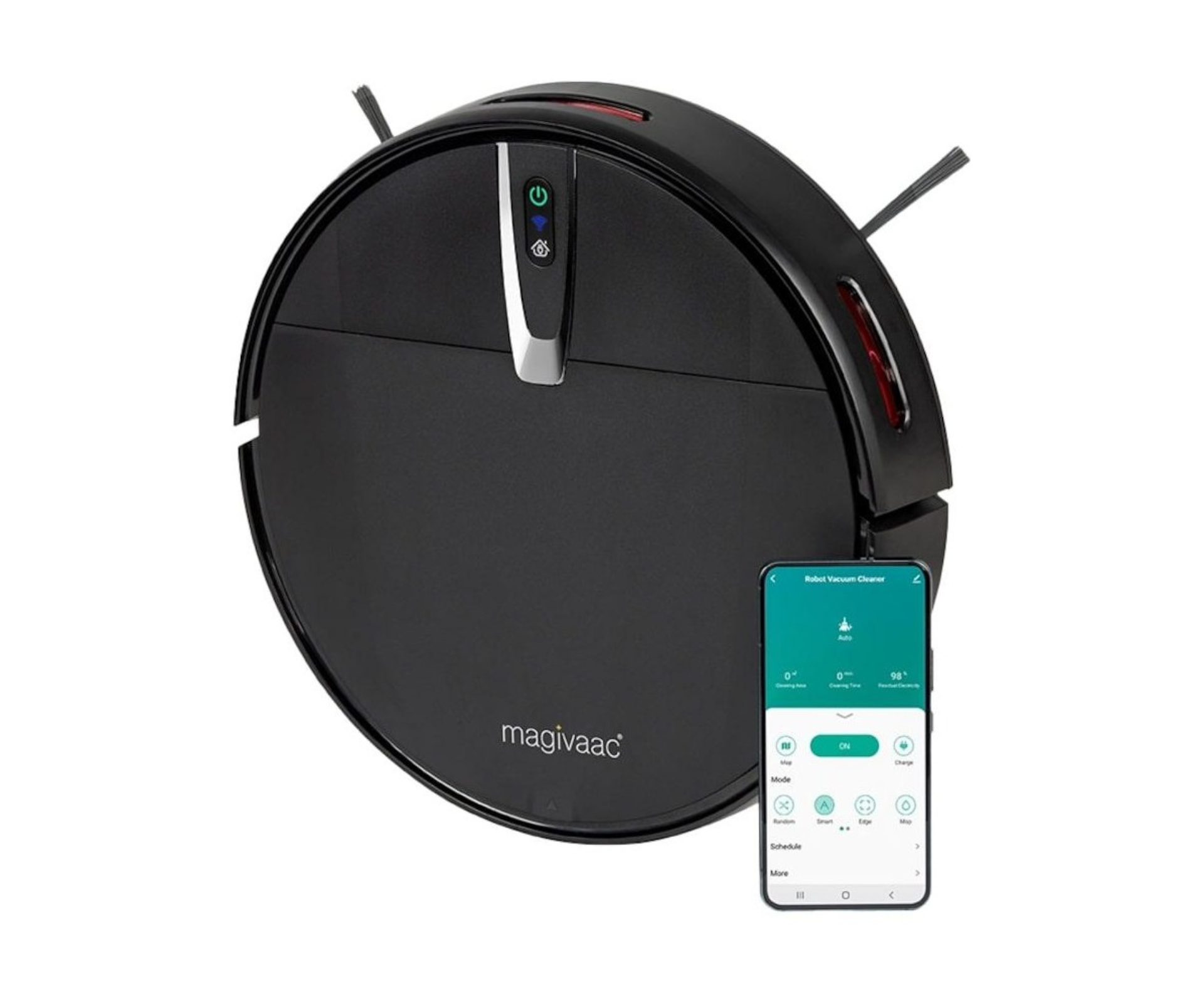 Product image of the Magivaac 3-in-1 HEPA Robot Vacuum with Mop, ranked our cheapest and most affordable robot vacuum