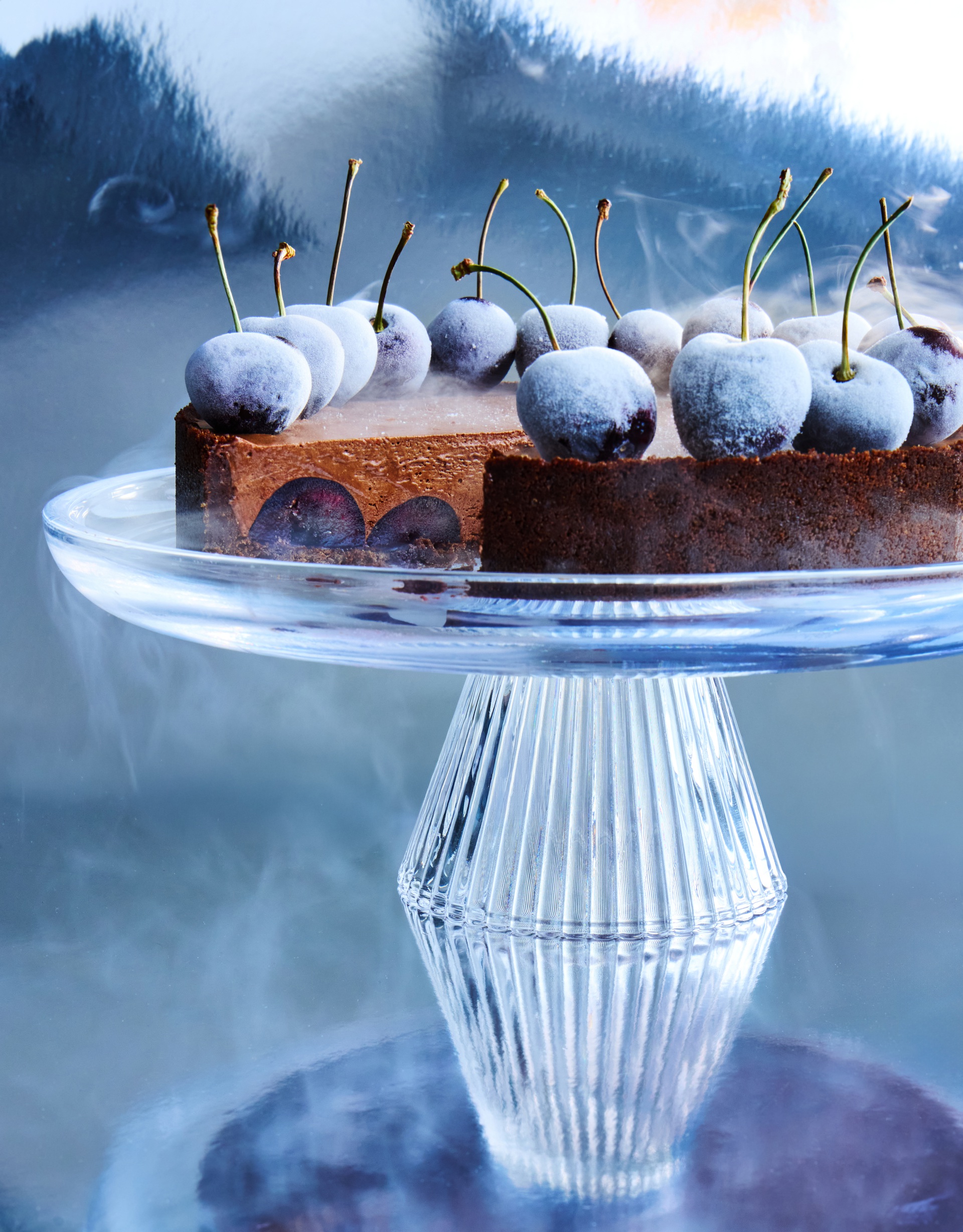 Frozen black forest tart