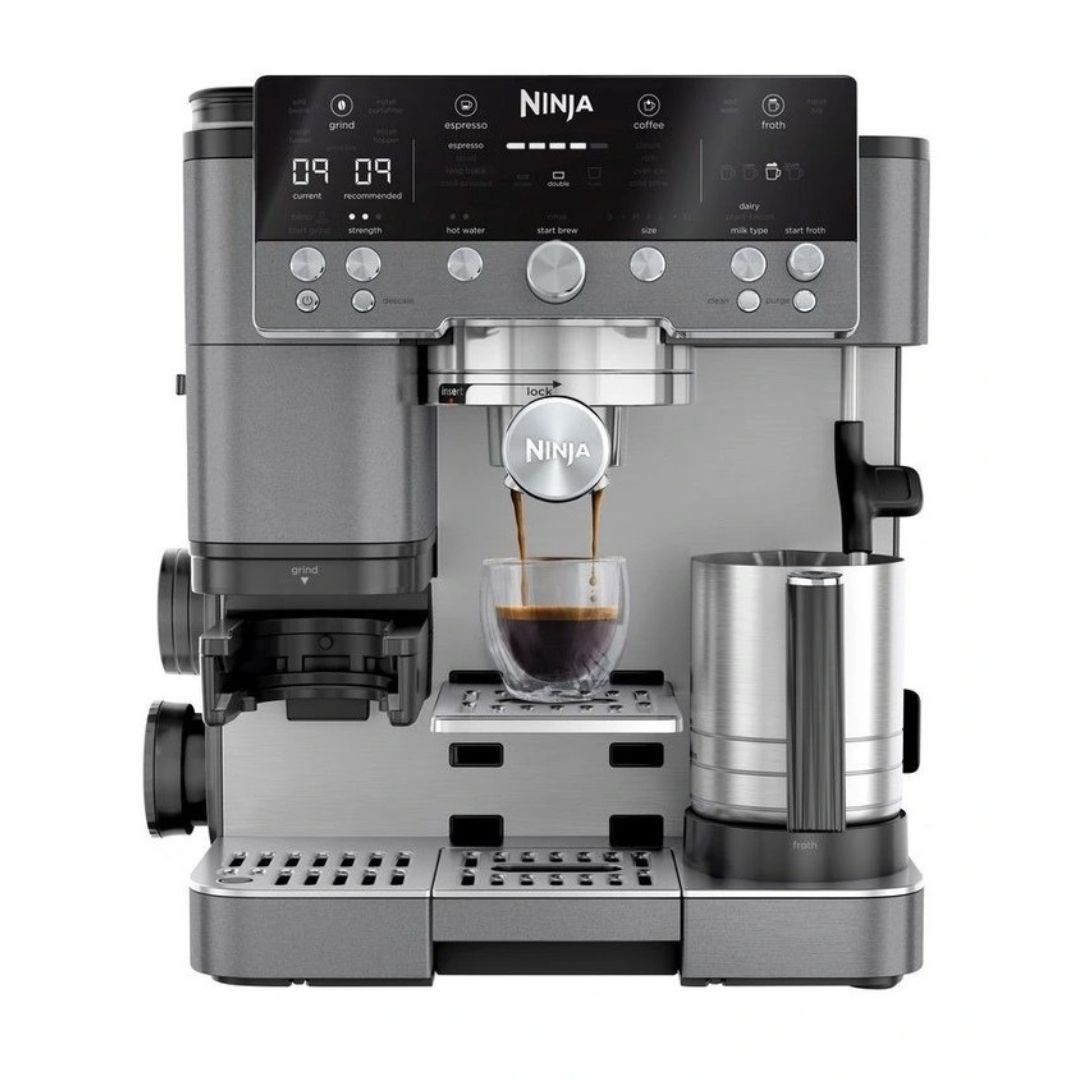 Product image of the Ninja Luxe Cafe Manual Espresso Machine, as part of the 2025 Ninja Black Friday sale