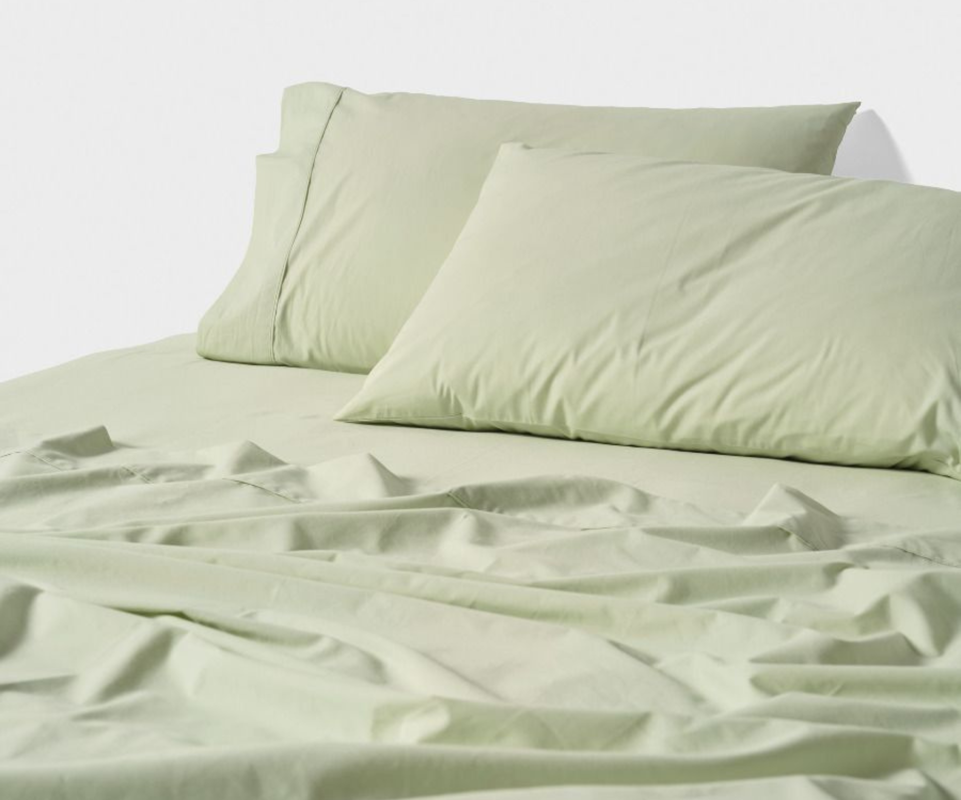 Product image of Linen House Winton Seagrass Sheet Set, ranked as one of the best cotton percale sheets and now part of Black Friday bedding sales