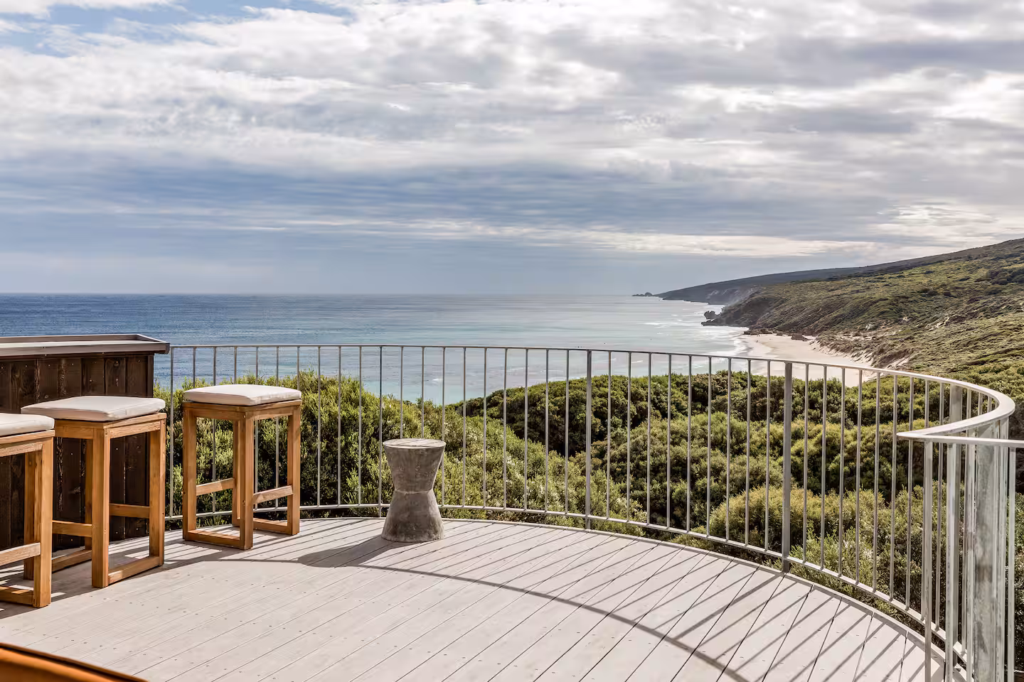 Taj Burrow's home The Nautilus deck