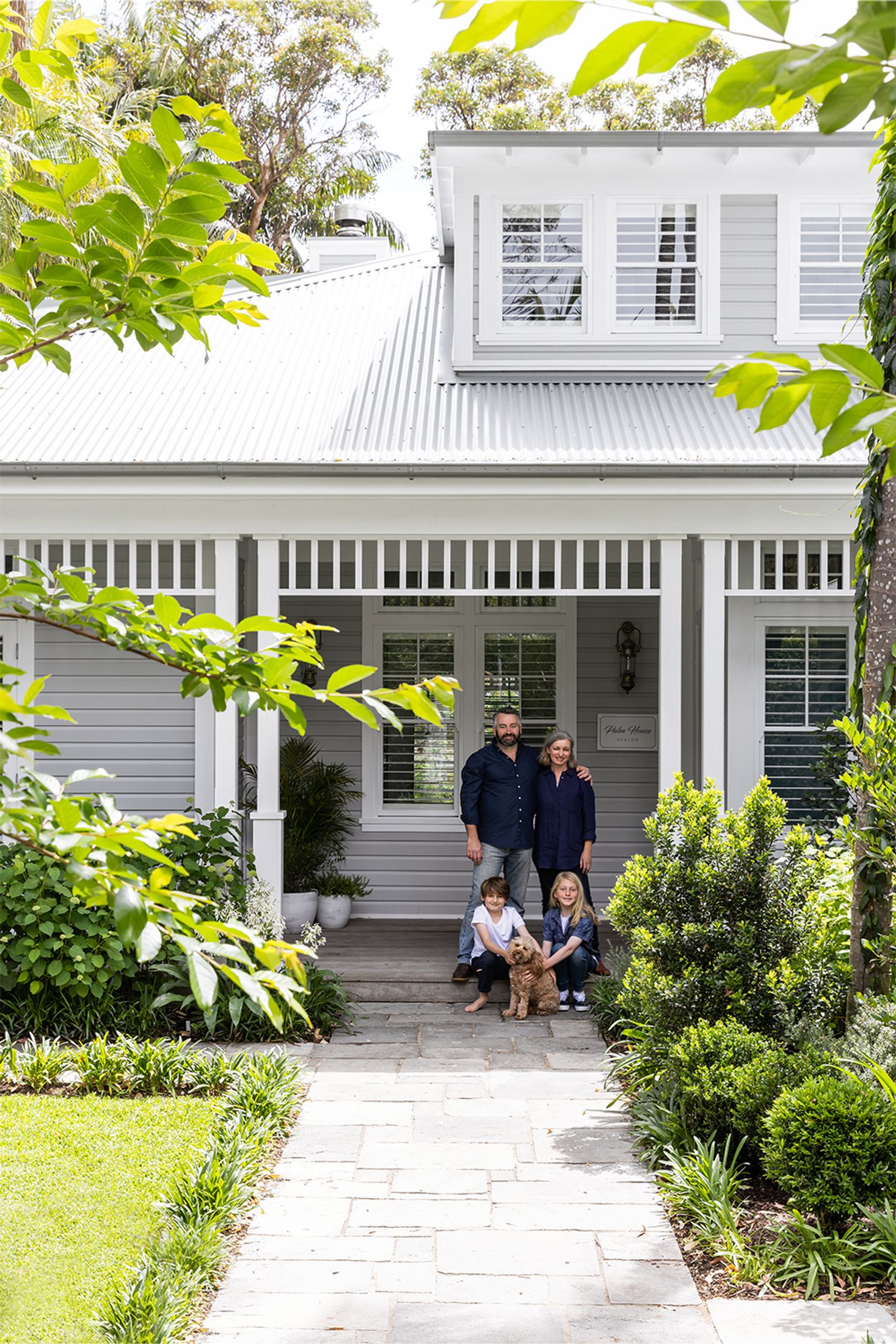 Hamptons weatherboard coastal cottage