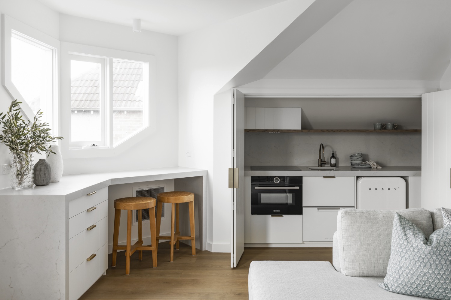 Self-contained apartment